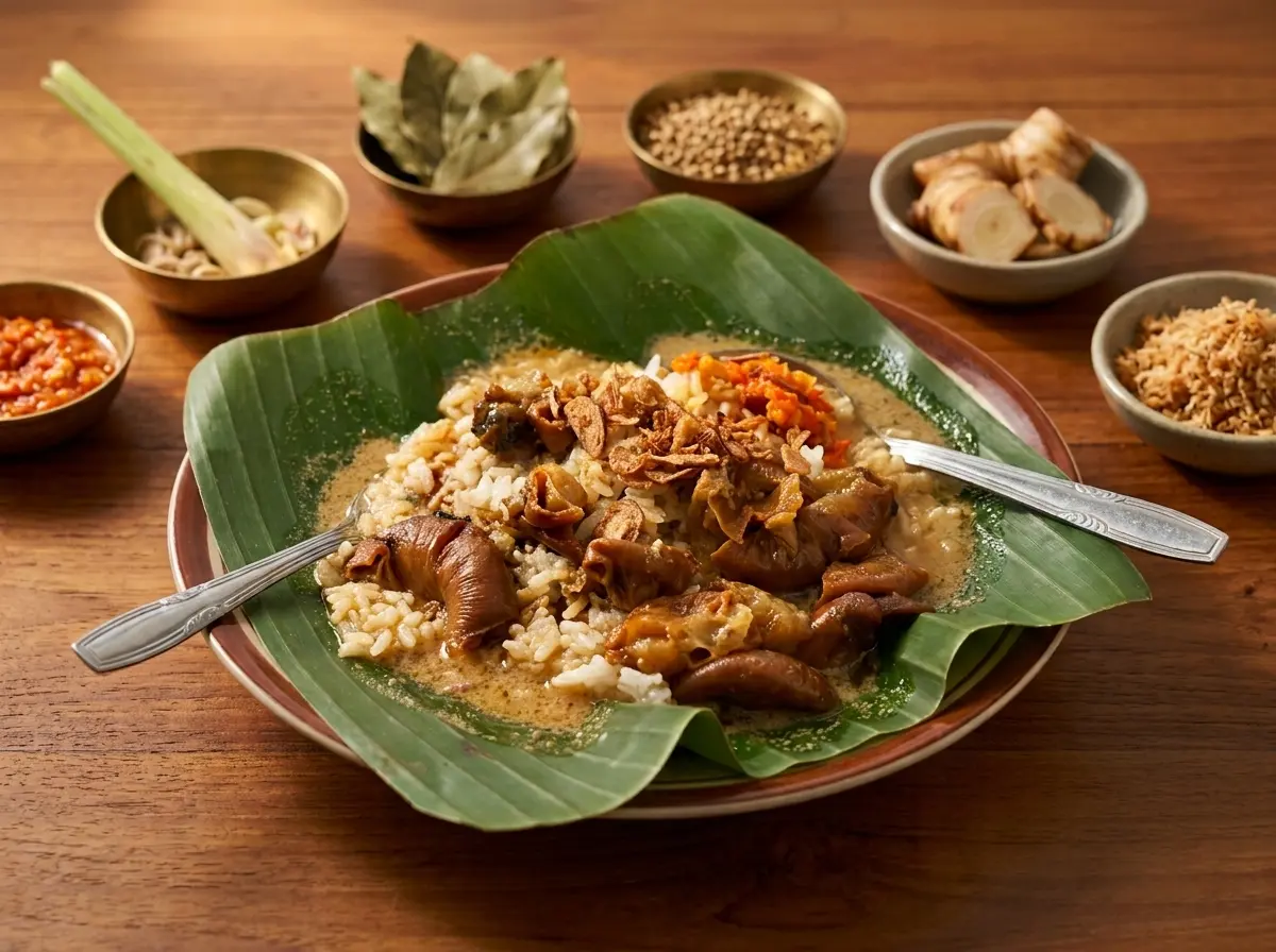 Nasi Gandul Iso/Usus