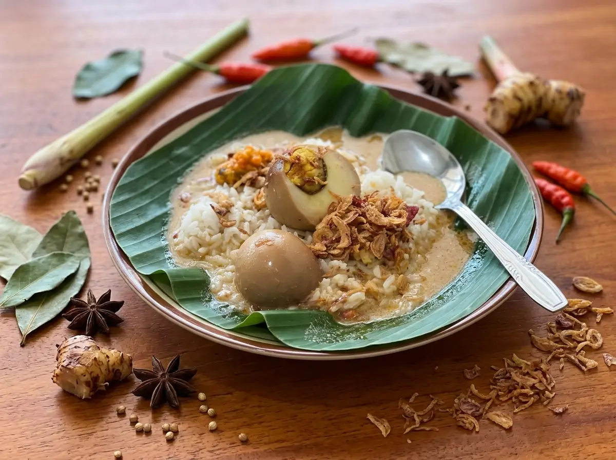 Nasi Gandul Telor